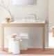 HANSGROHE AXOR Bouroullec комплект мебели, состоящий из консоли, раковины со смесителем с двумя вентилями на три отверстия 