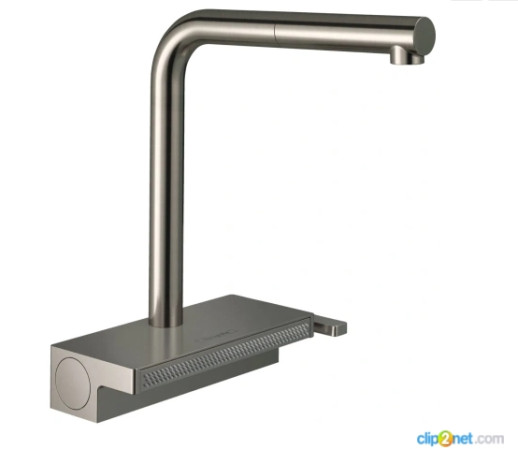 HANSGROHE Смеситель для кухонной мойки hansgrohe Aquno Select M81 250, с вытяжным душем 2jet, sBox 73830800, под сталь