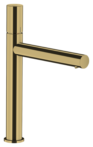 AXOR HANSGROHE UNO Смеситель высокий для раковины с рукояткой Zero Цвет: Золото полированное 