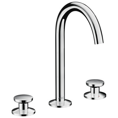 HANSGROHE Axor One Смеситель для раковины на 3 отверстия, Select 170, со сливным клапаном Push-Open Цвет: Хром 