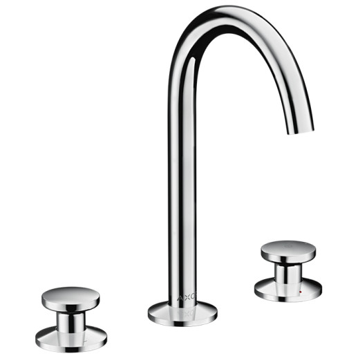HANSGROHE Axor One Смеситель для раковины на 3 отверстия, Select 170, со сливным клапаном Push-Open Цвет: Хром 