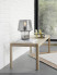 MUUTO Настольная лампа Cosy, цвет и материал: серое дымчатое стекло 