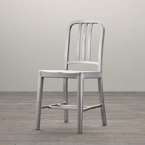Emeco Navy Стул из алюминия цвет хром глянцевый купить в Санкт